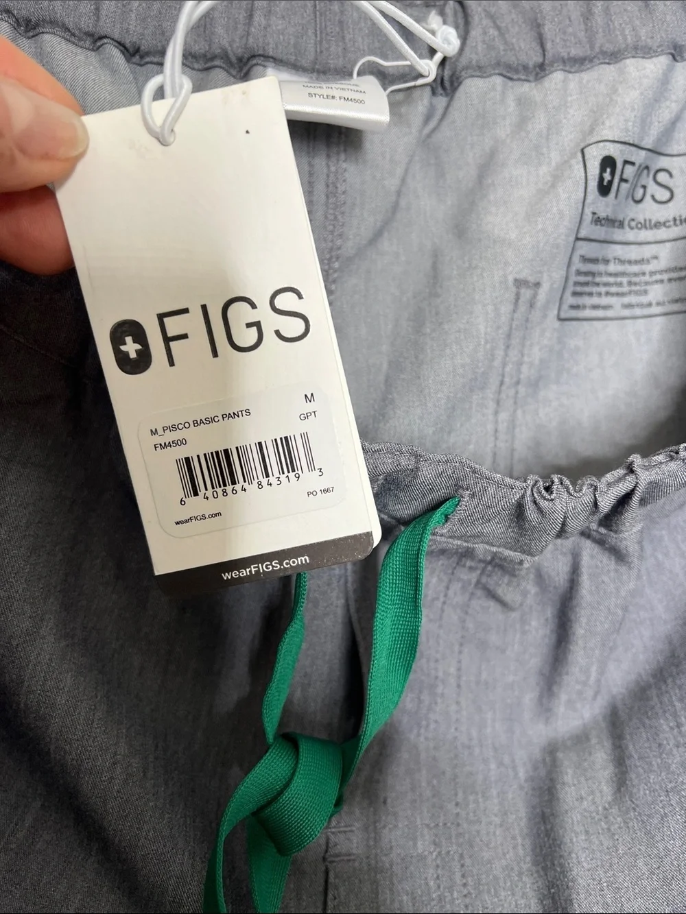 Figs Sz M Technical Collection Graphite Pisco Basic Scrub Pants - New w/tags